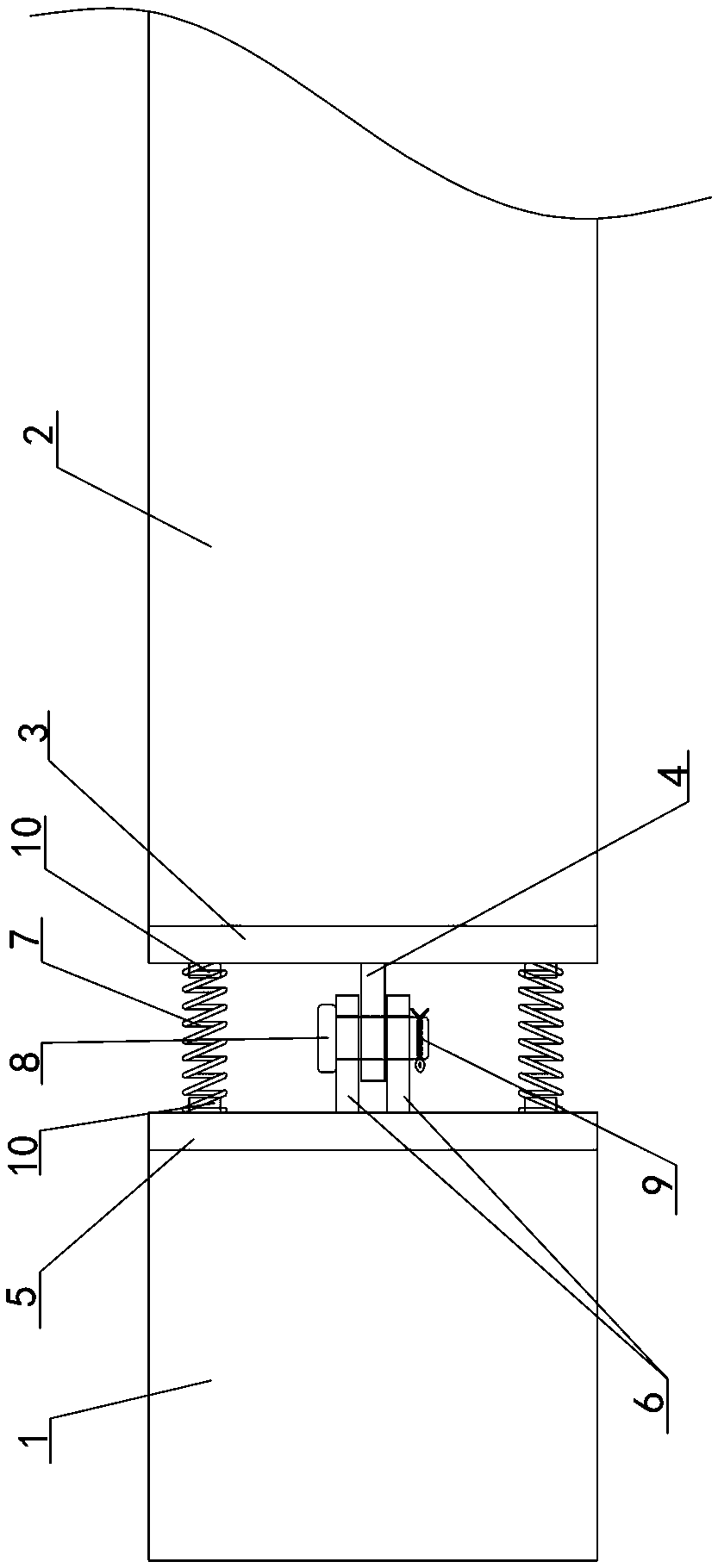 Non-damage stiffness-adjustable prefabricated frame beam and column connection structure and construction method thereof