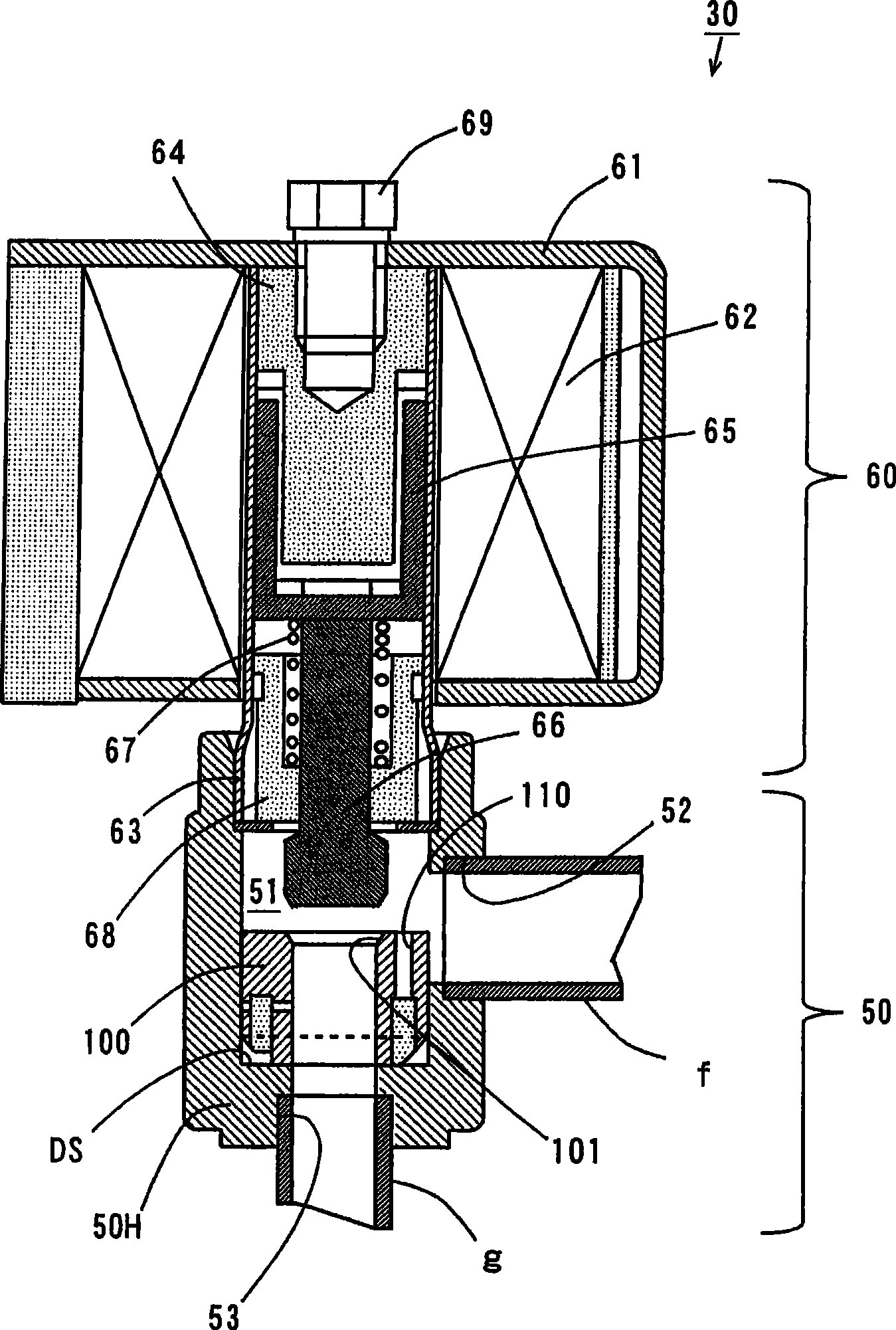 Valve device and air regulator equipped with the same
