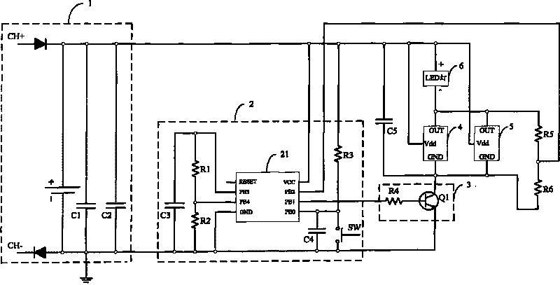 LED driving circuit and LED device