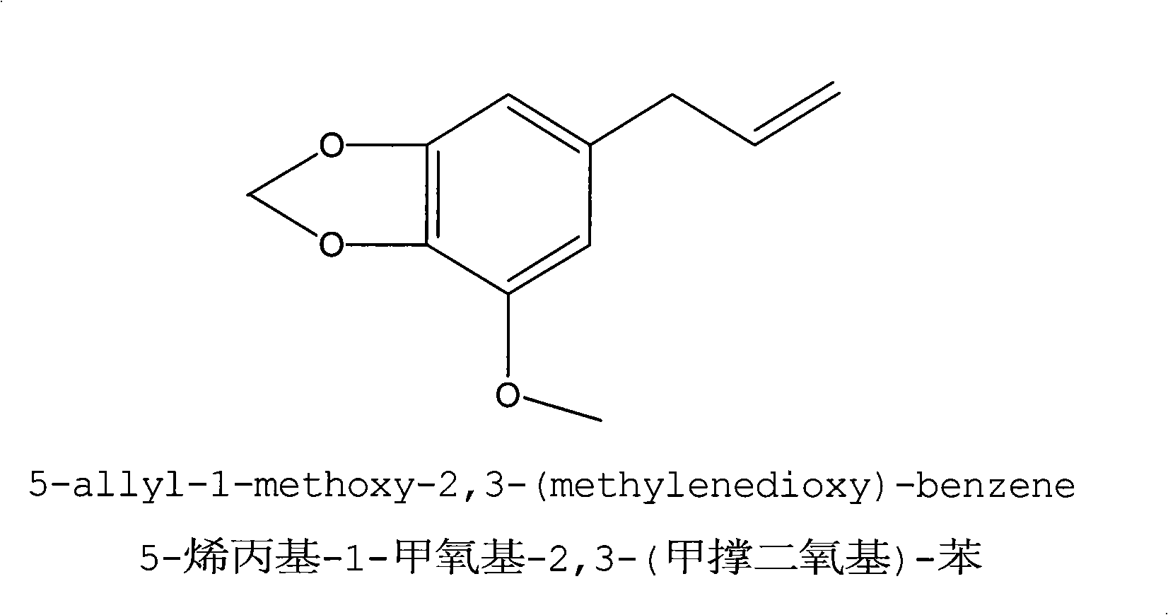 Method for preparing myristicin from sinkiang Ligusticum sinense
