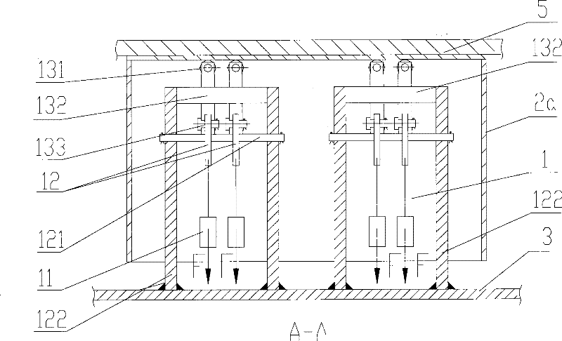 A floating mechanism and an annular air duct end sealing device