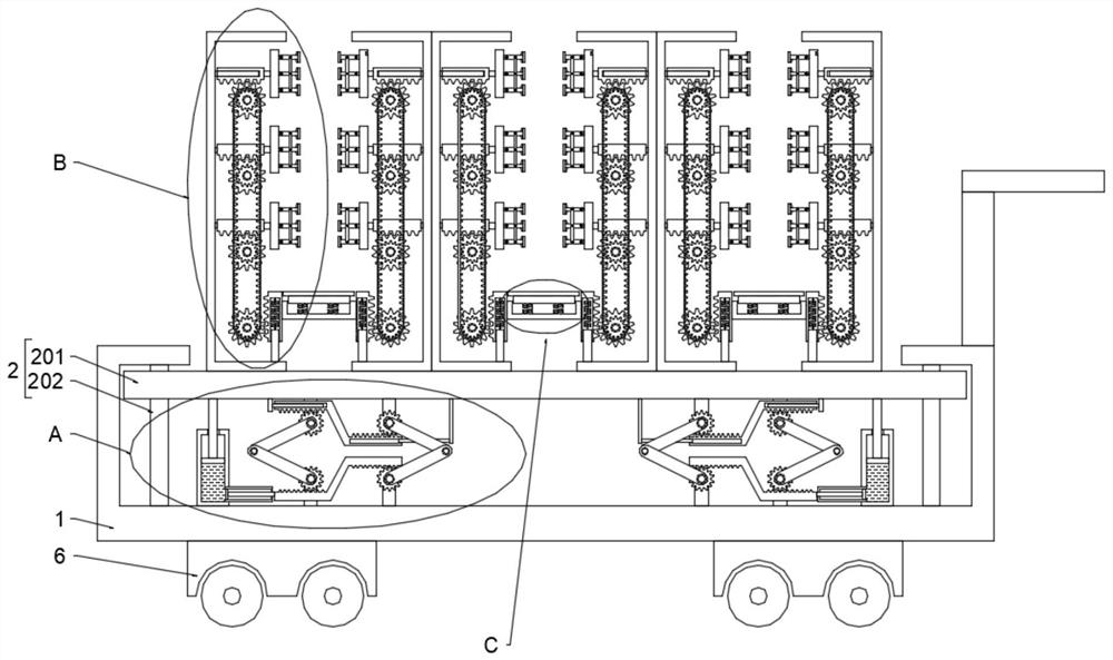 Carrying device for three-dimensional art glass production and processing