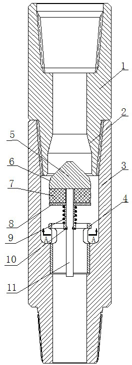 Novel double-seal arrow-shaped check valve