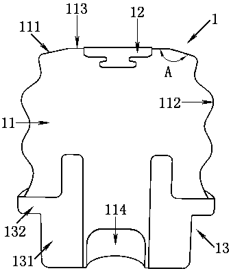 A wave-shaped stopper with wear plate and method for preventing steel spring from breaking