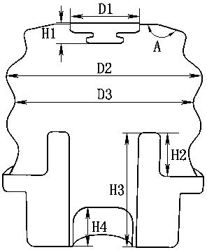 A wave-shaped stopper with wear plate and method for preventing steel spring from breaking