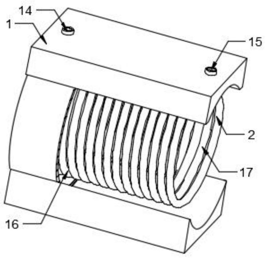 Turbine condensate water heat recycling device