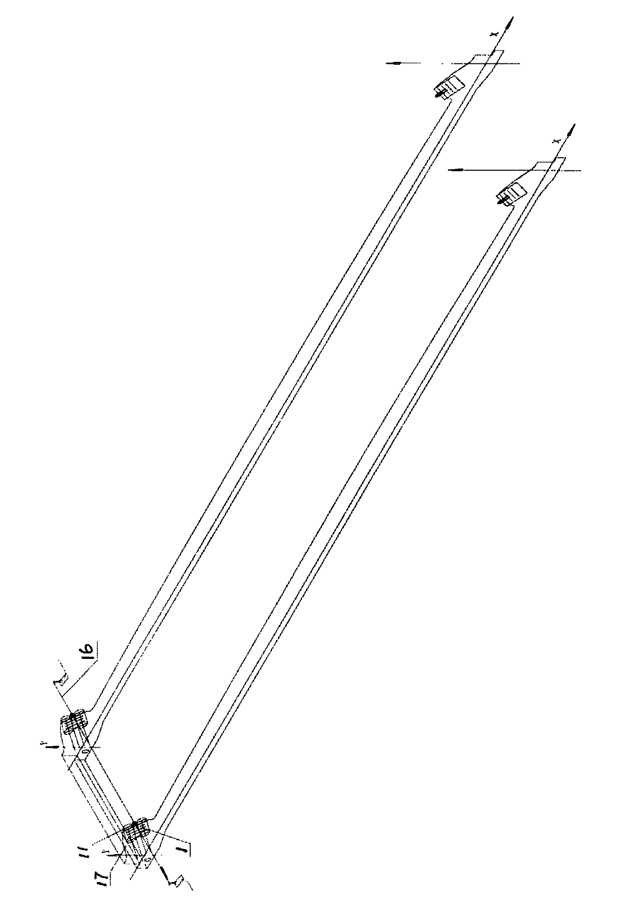 Self-balancing arch rib vertical rotation and lift construction method