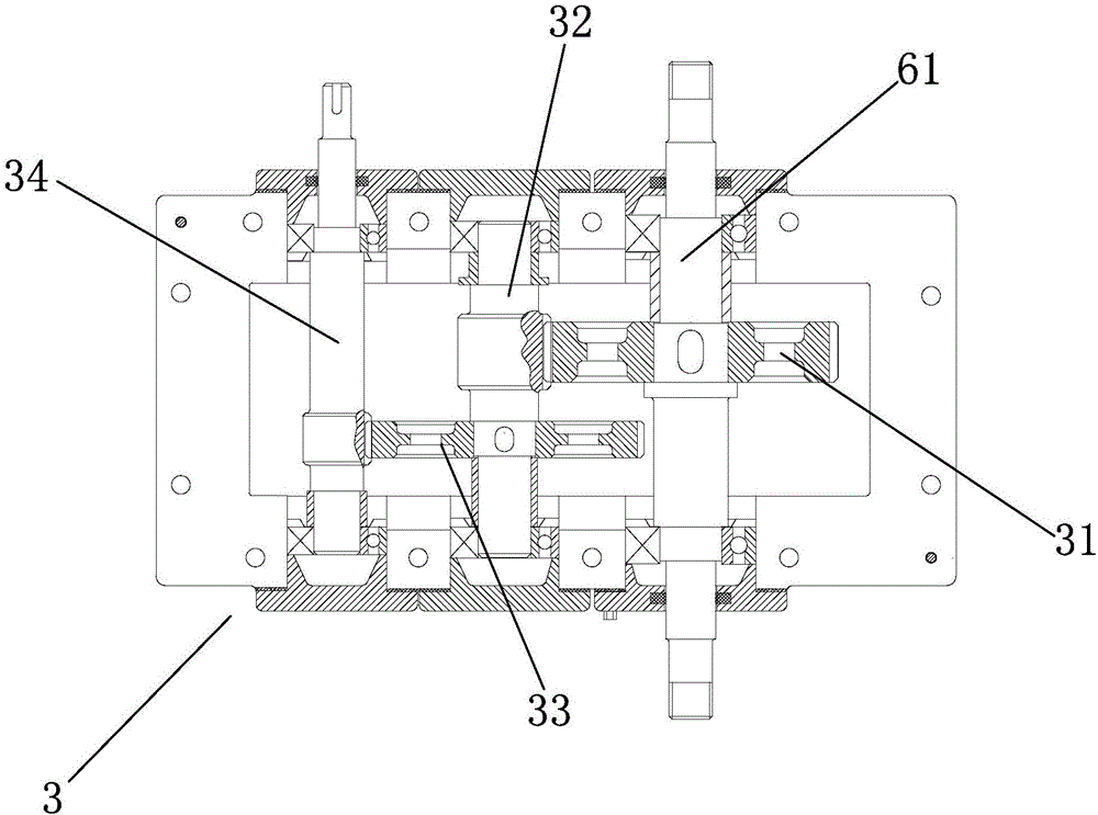 Deceleration device of simple robot for carrying mechanical parts