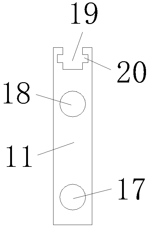 Cable conveying fixing frame facilitating adjustment