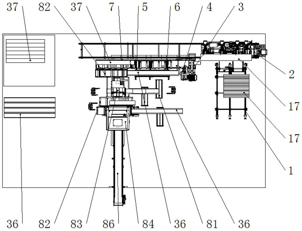 Log processing system capable of improving efficiency and reducing staff