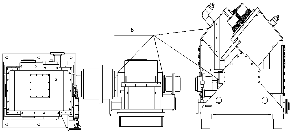 On-line monitoring combined protection system for reducing and sizing units