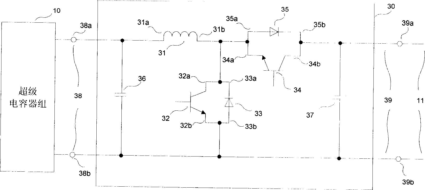 Hybrid energy-storage device for elevator and its controlling method