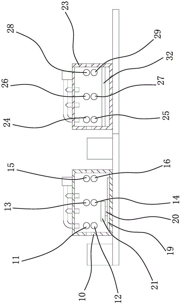 Processing device for fabric production process