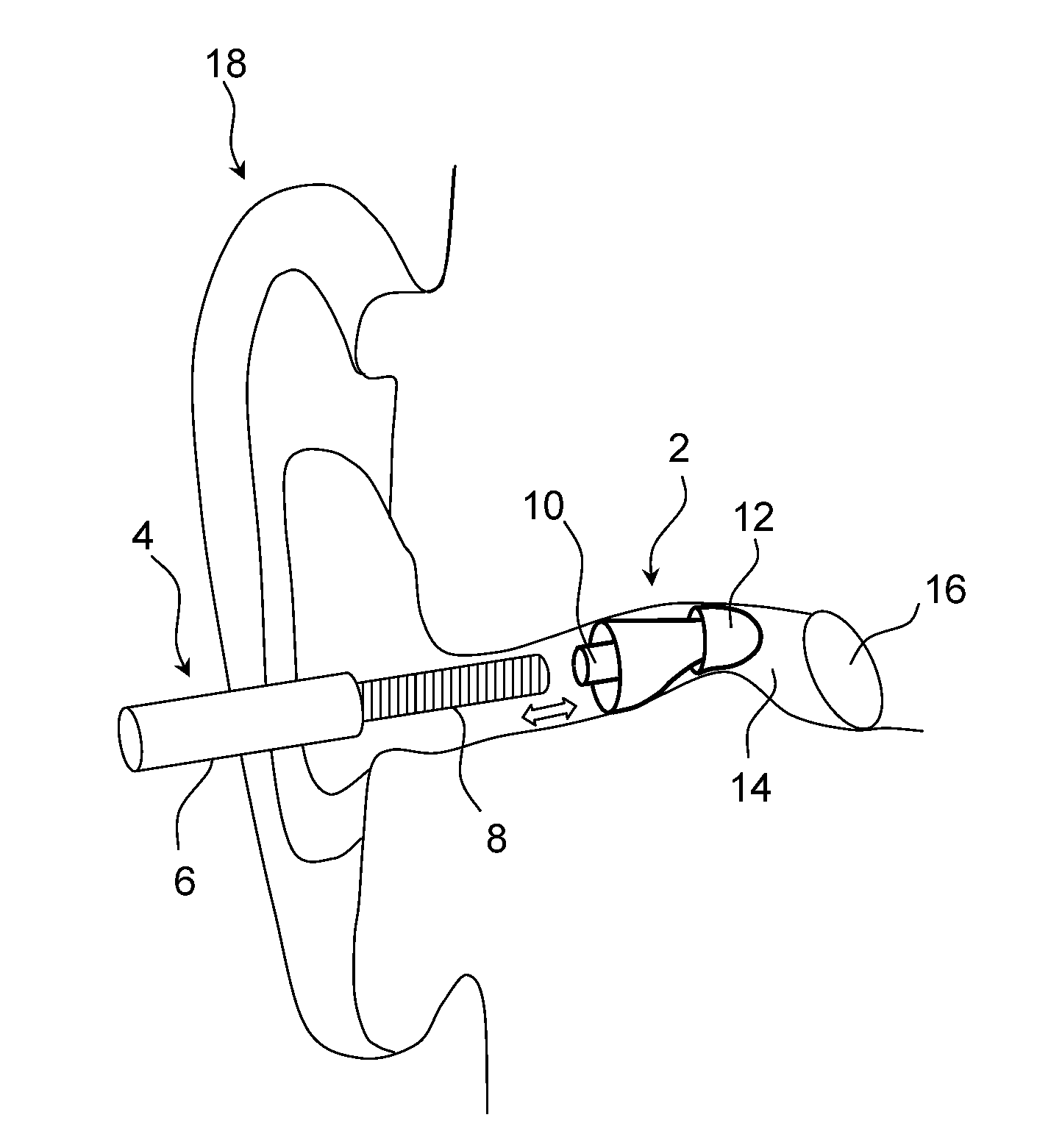 Hearing aid device and hearing aid device system