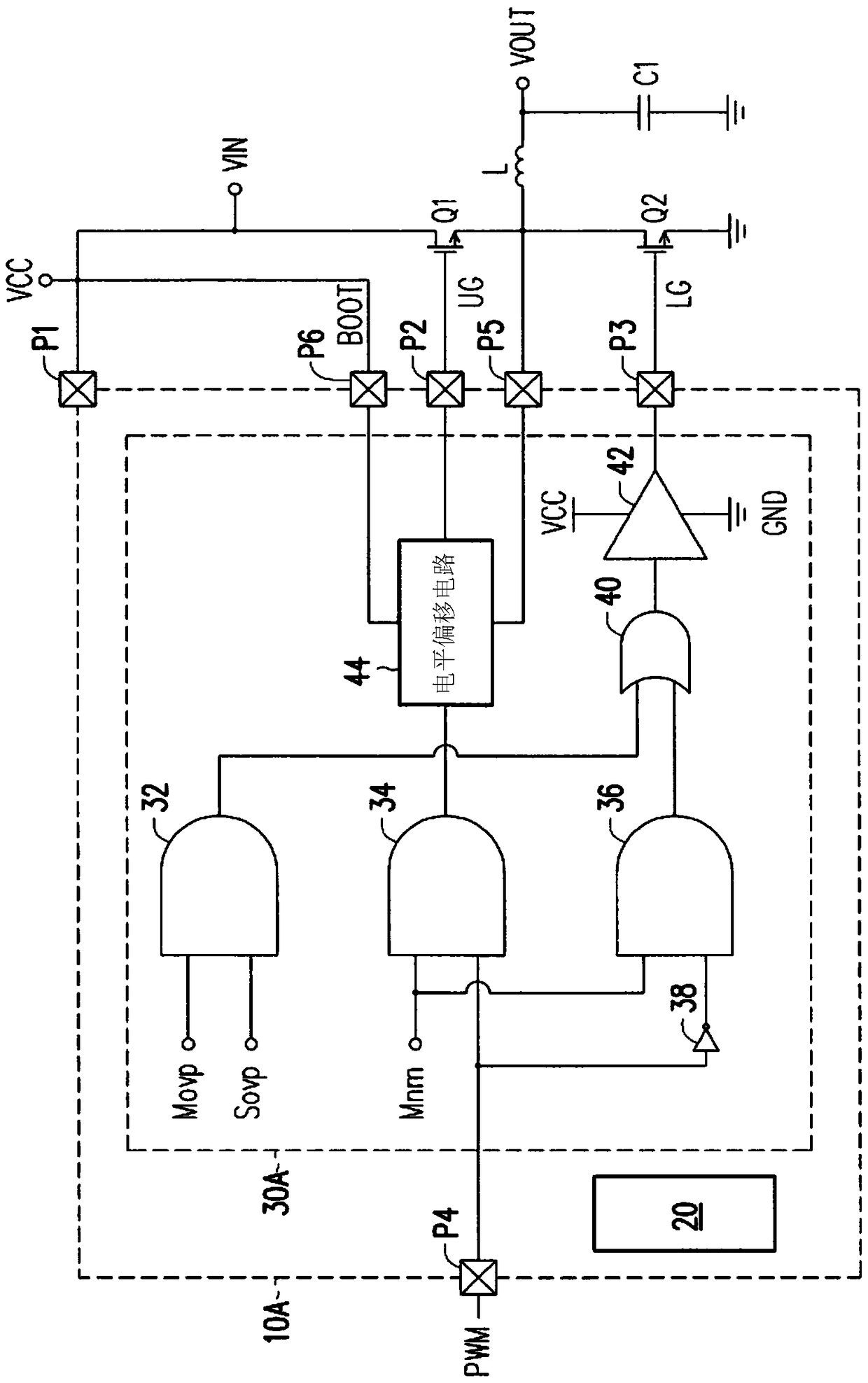 Overvoltage protection circuit, overvoltage protection method, and gate drive integrated circuit