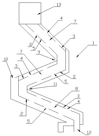 Drying device for suaeda salsa seed purification