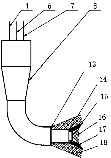 Anti-crystallization device of urea nozzle in scr system