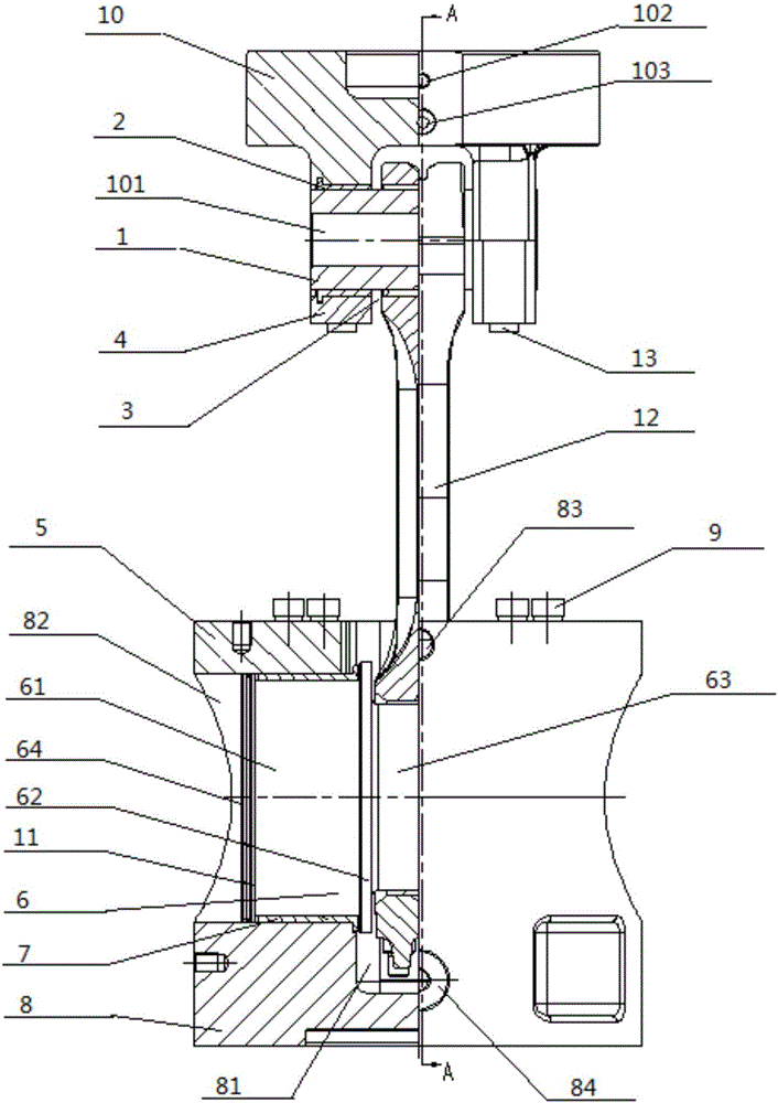 Fatigue test device for engine connecting rod part