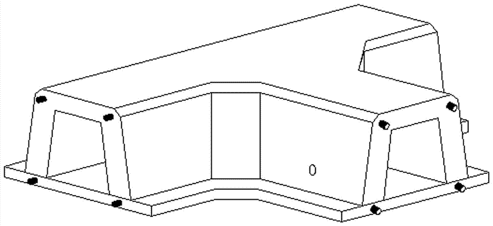 Production method of canal tee prefabricated part