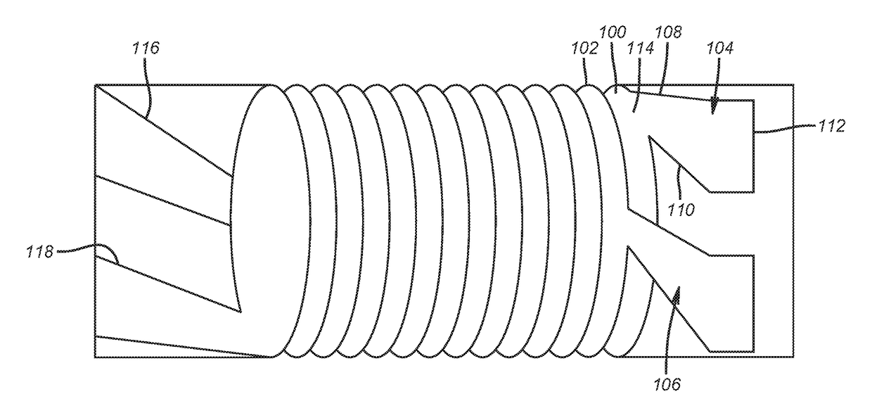 Alternative helical flow control device for polymer injection in horizontal wells