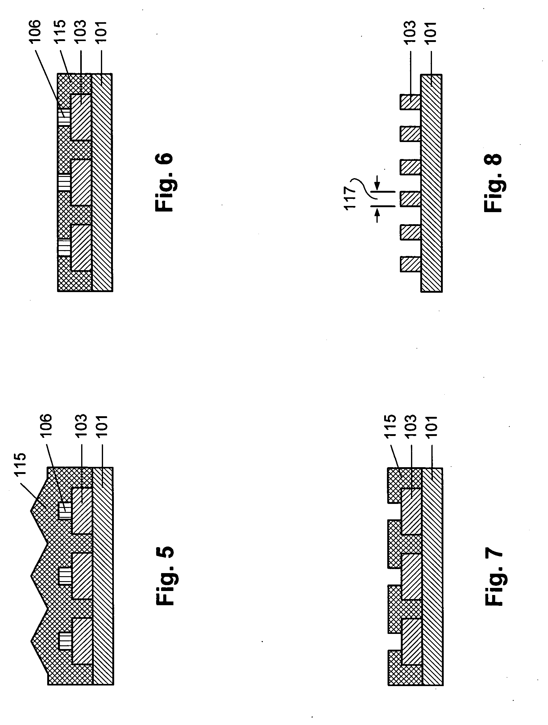 Method of pitch dimension shrinkage