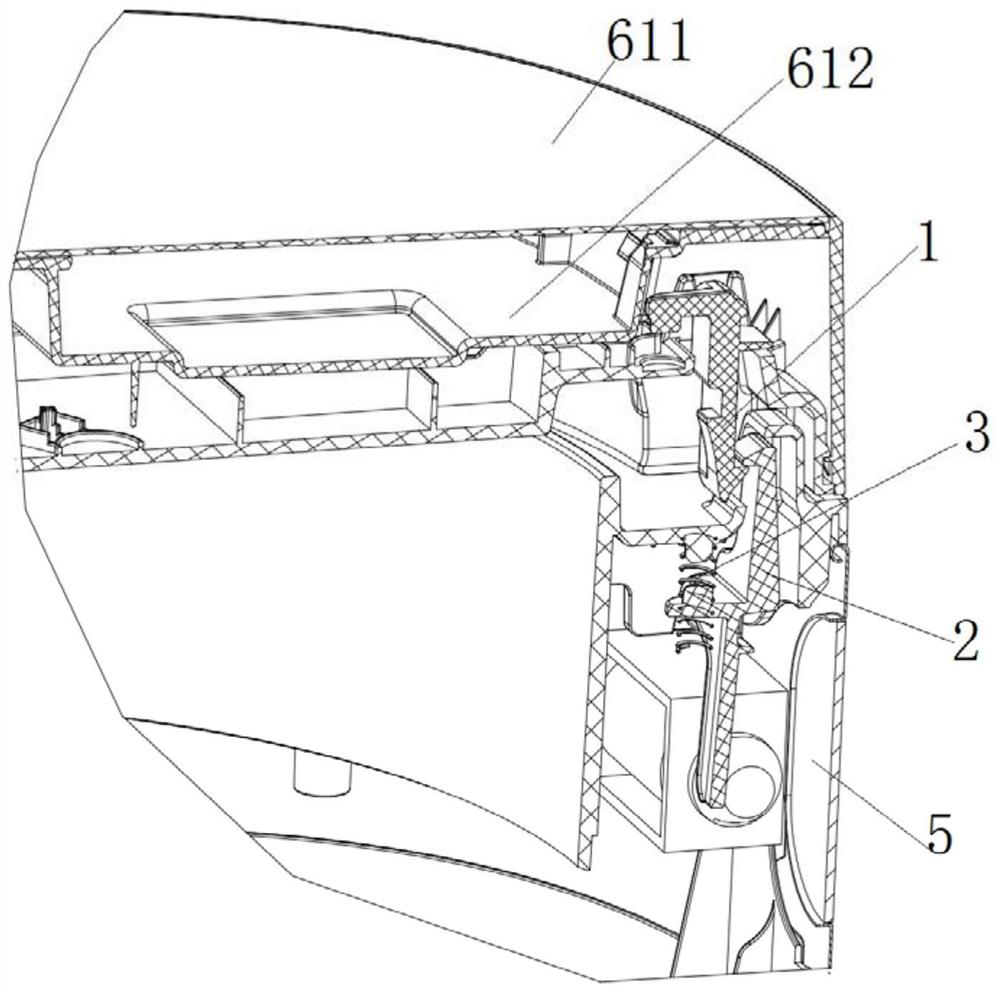 Cover opening mechanism and electric cooker