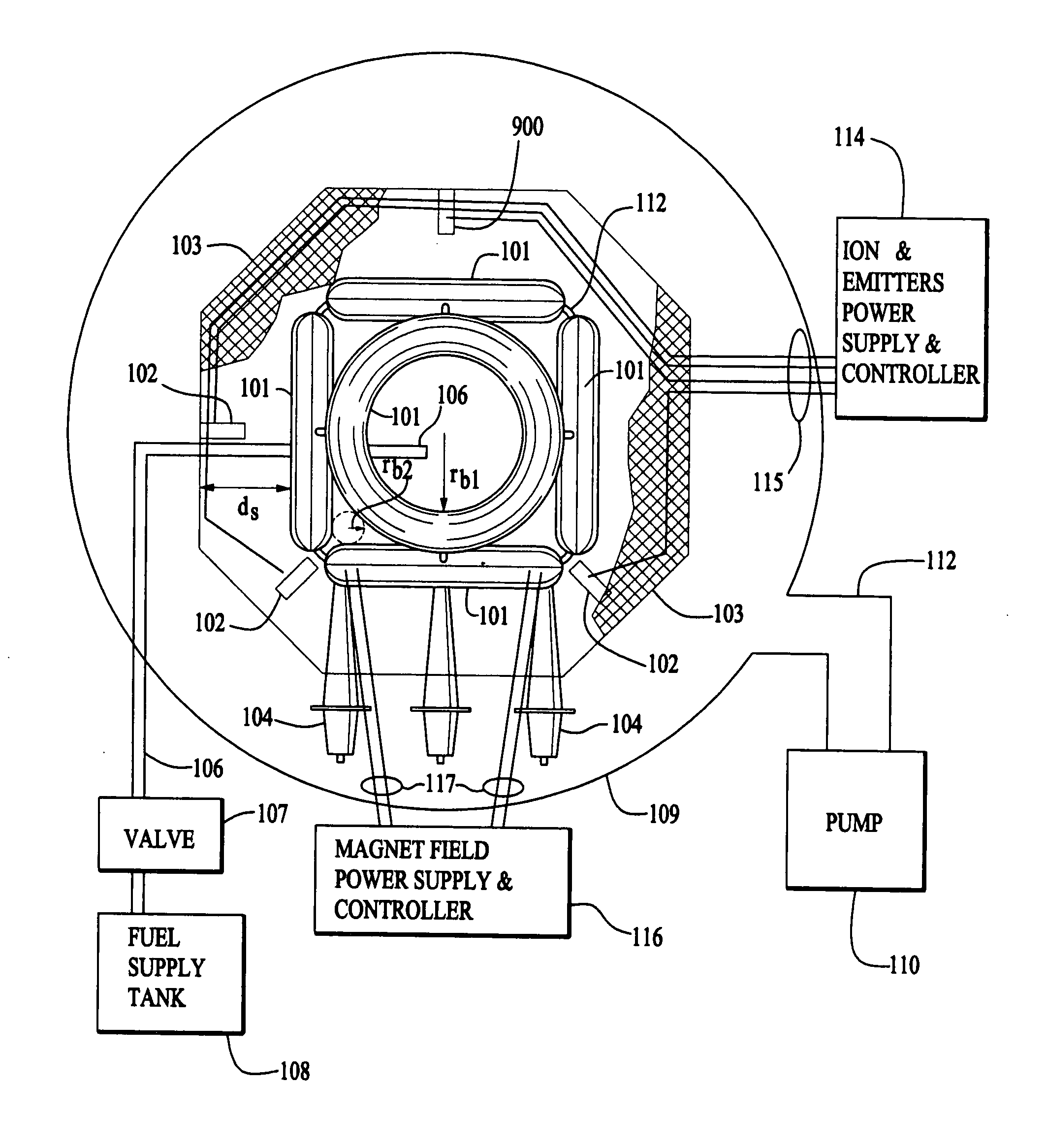 Method and apparatus for controlling charged particles