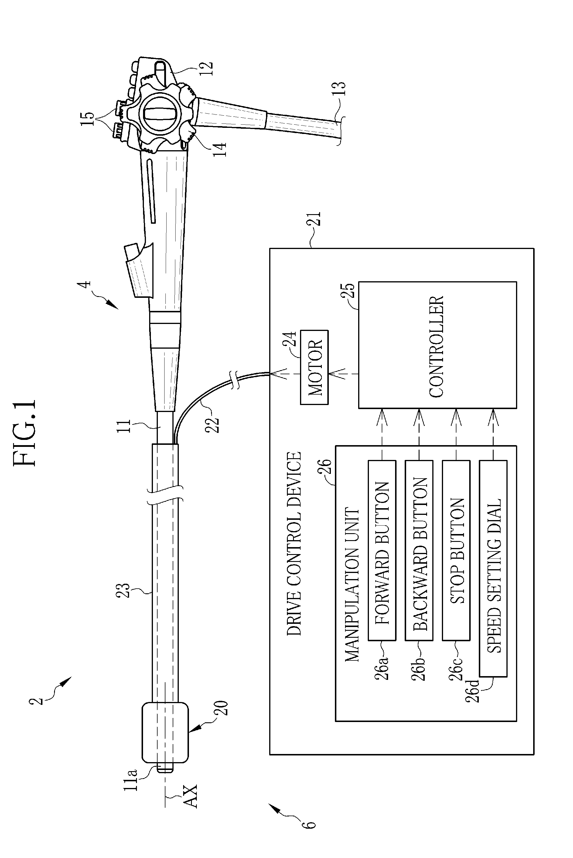 Endoscope insertion assisting device