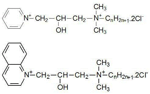 Dissymmetric bis-quaternary ammonium carbon dioxide corrosion inhibitor and preparation method thereof