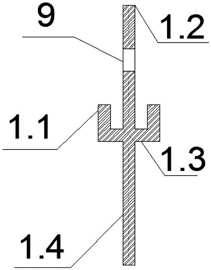 Inserting type steel plate connection structure of prefabricated shearing walls and construction method thereof