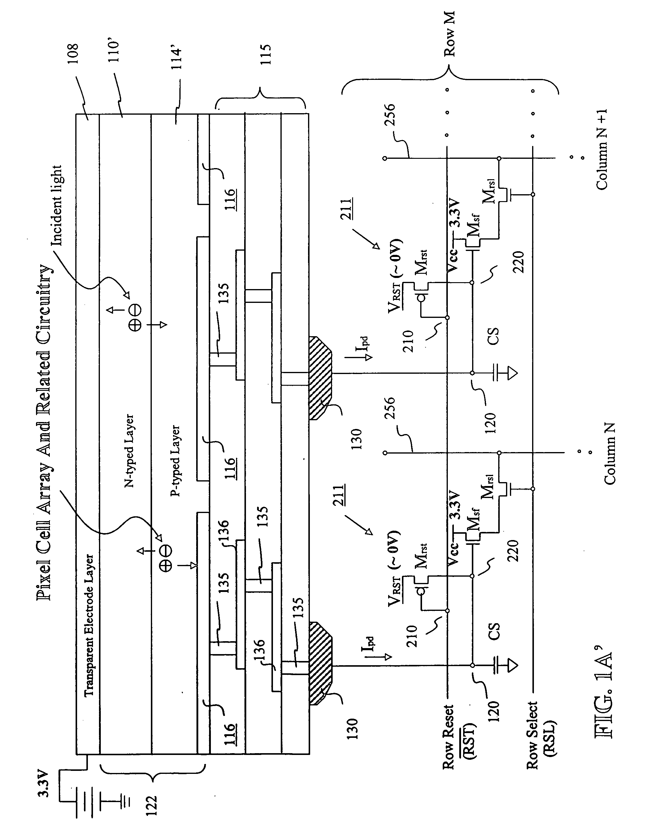 Image sensor with microcrystalline germanium photodiode layer