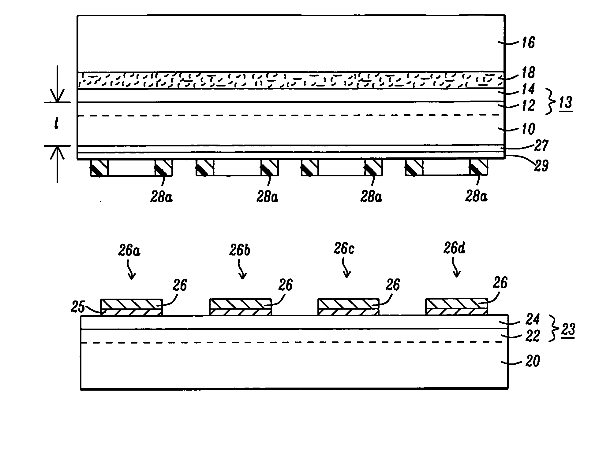 Method of stacking thin substrates by transfer bonding