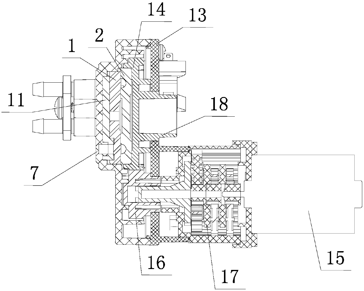 Milk delivery pipe switching device of milk foam device