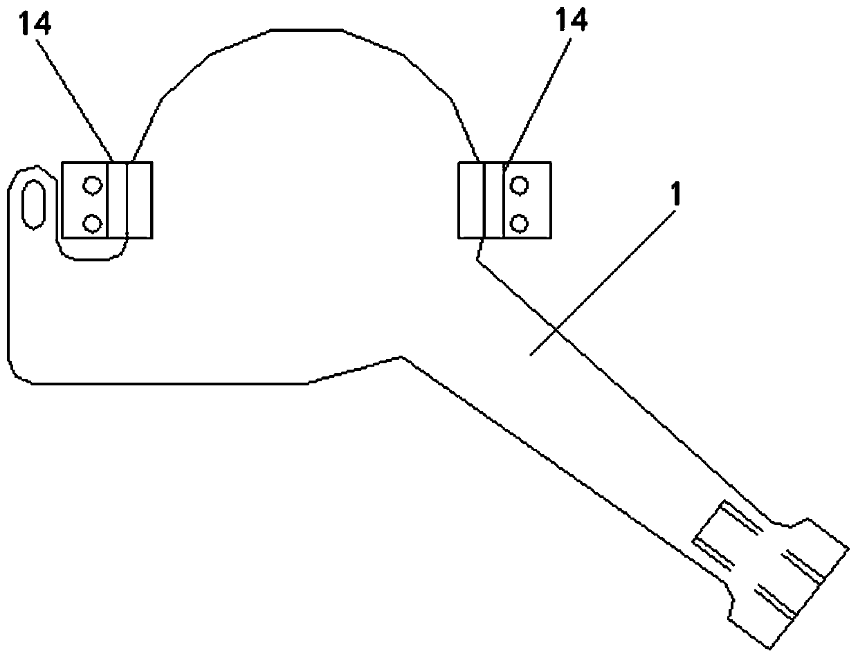 Discharge door mechanism of pump truck hopper and pump truck