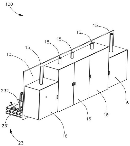 Pole piece strip drying device