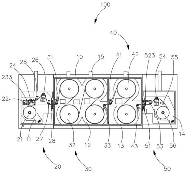 Pole piece strip drying device