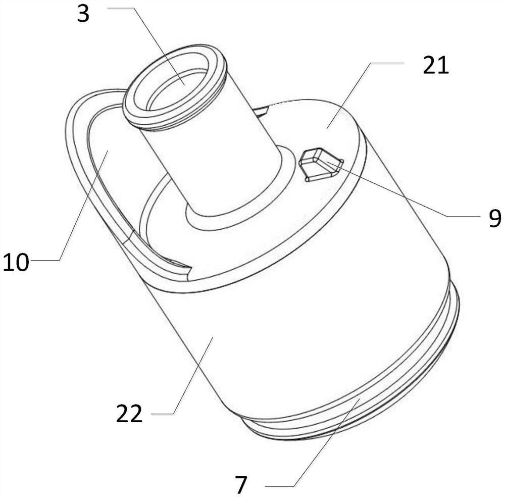Atomizing device for clothes treatment equipment