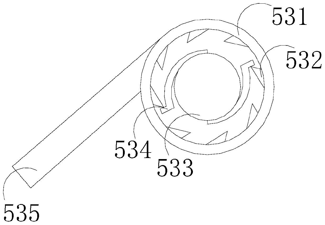 Wire collecting device of electric wire and cable drawing machine