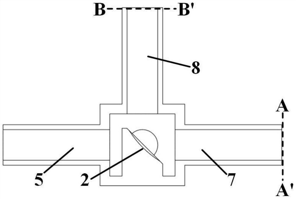 A waveguide switch for switching the transmission direction of high-power electron cyclotron waves