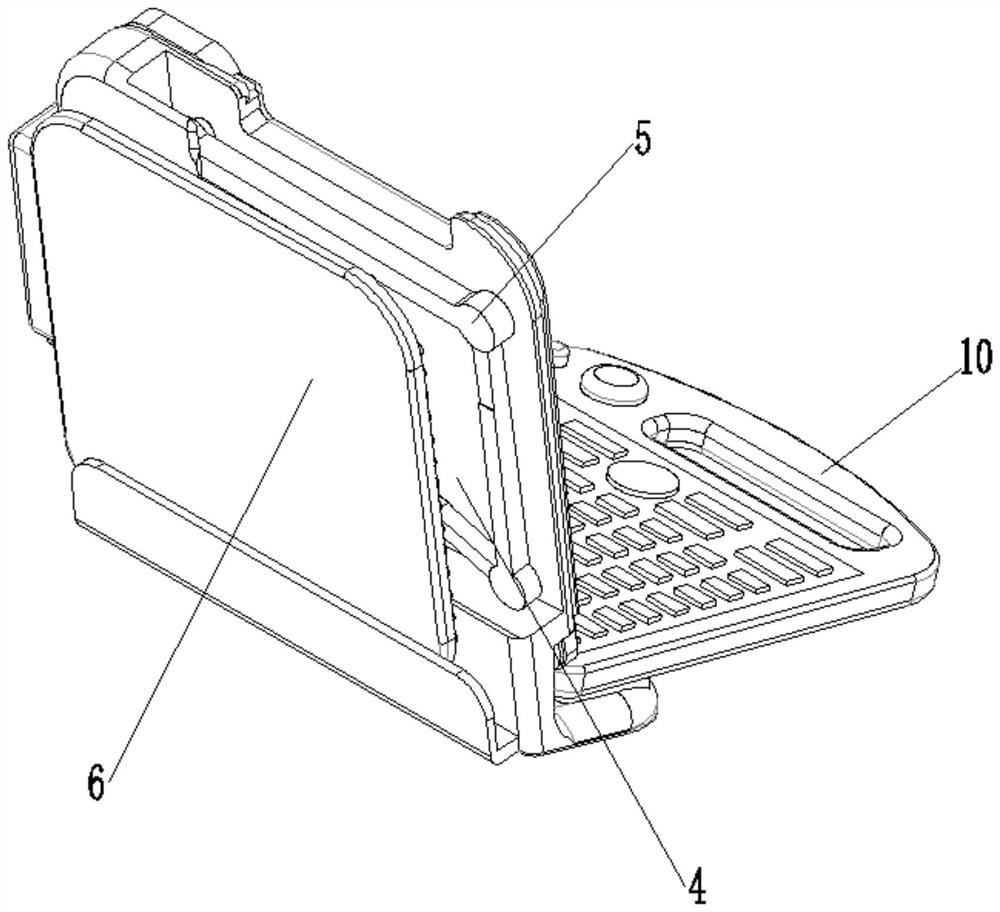 Bedside convenient ultrasonic machine with disinfection function