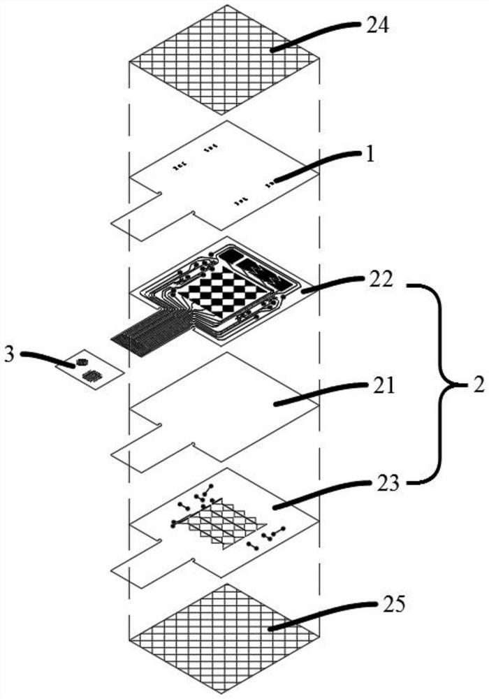 Three-dimensional touch signal sensing module, three-dimensional touch panel and three-dimensional touch control method