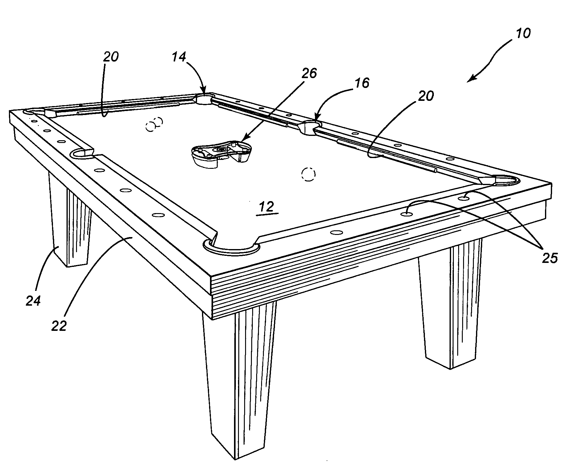 Pool table