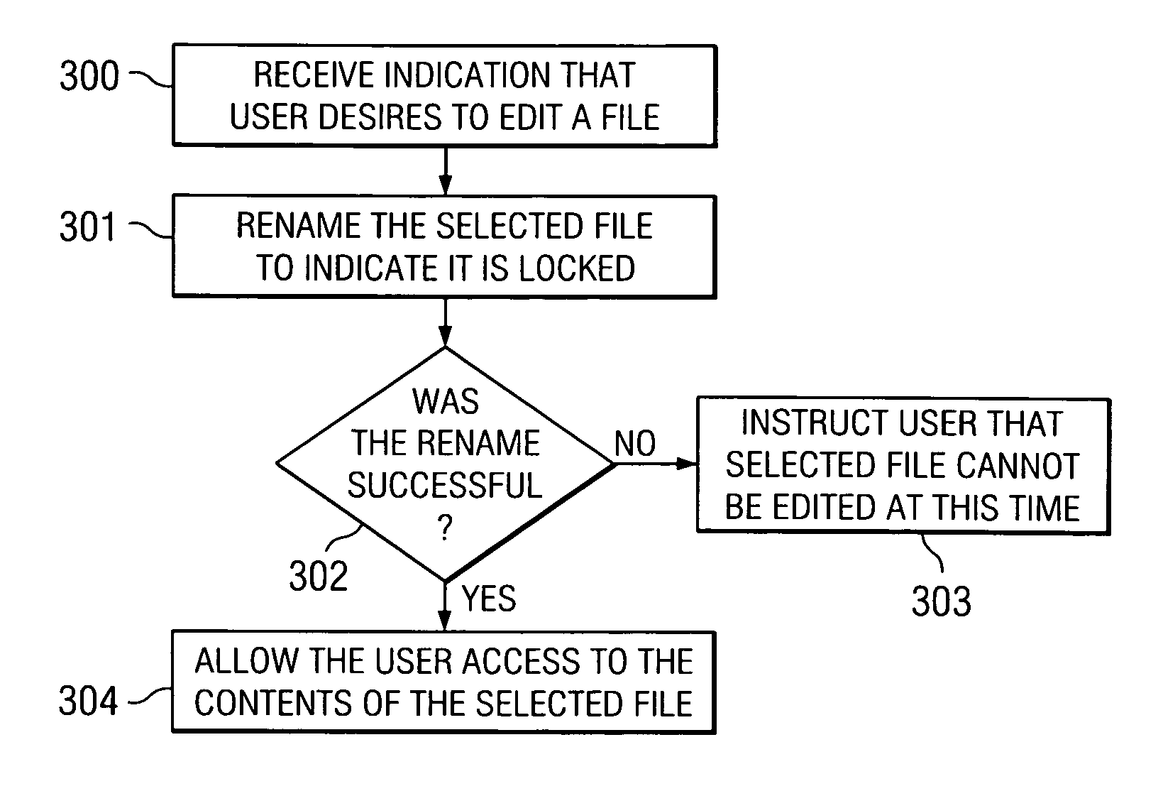 File system atomic lock