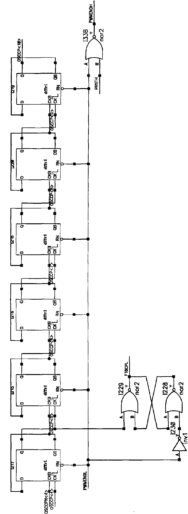PWM driving method for displaying and driving LED