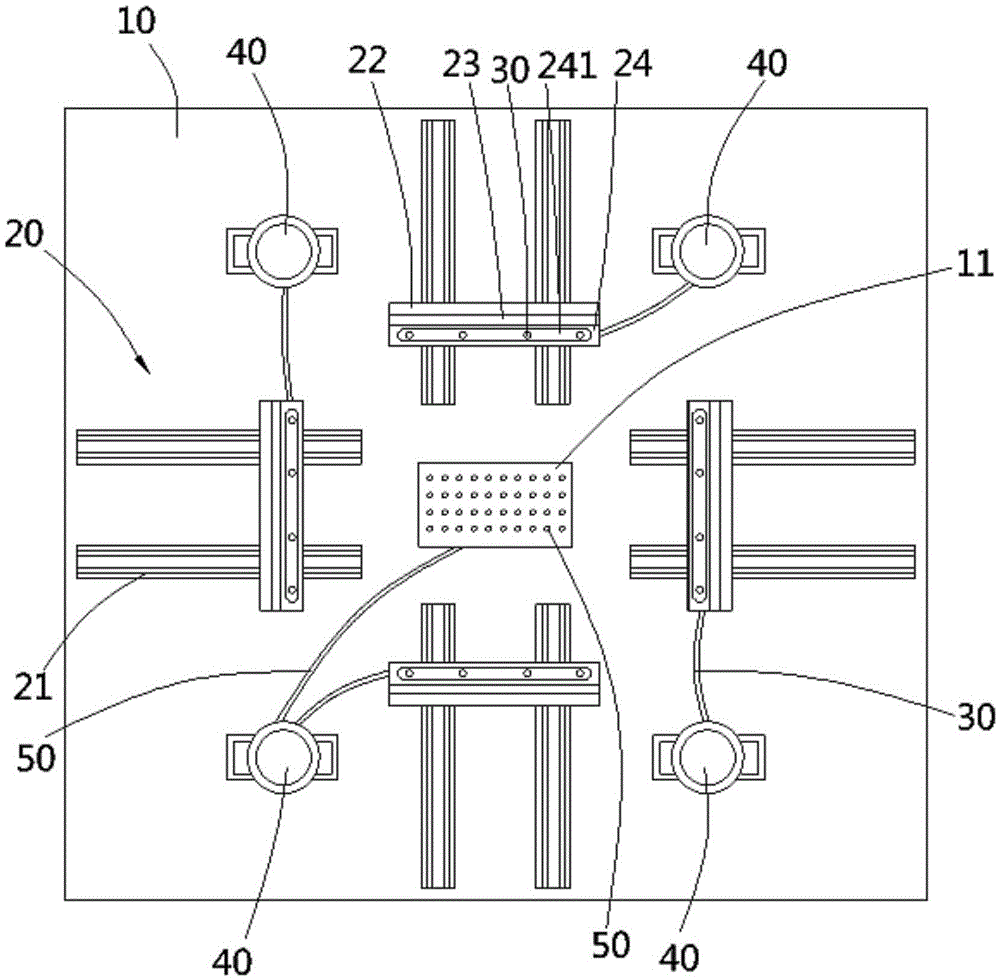 Coating adsorption device for BGA substrate