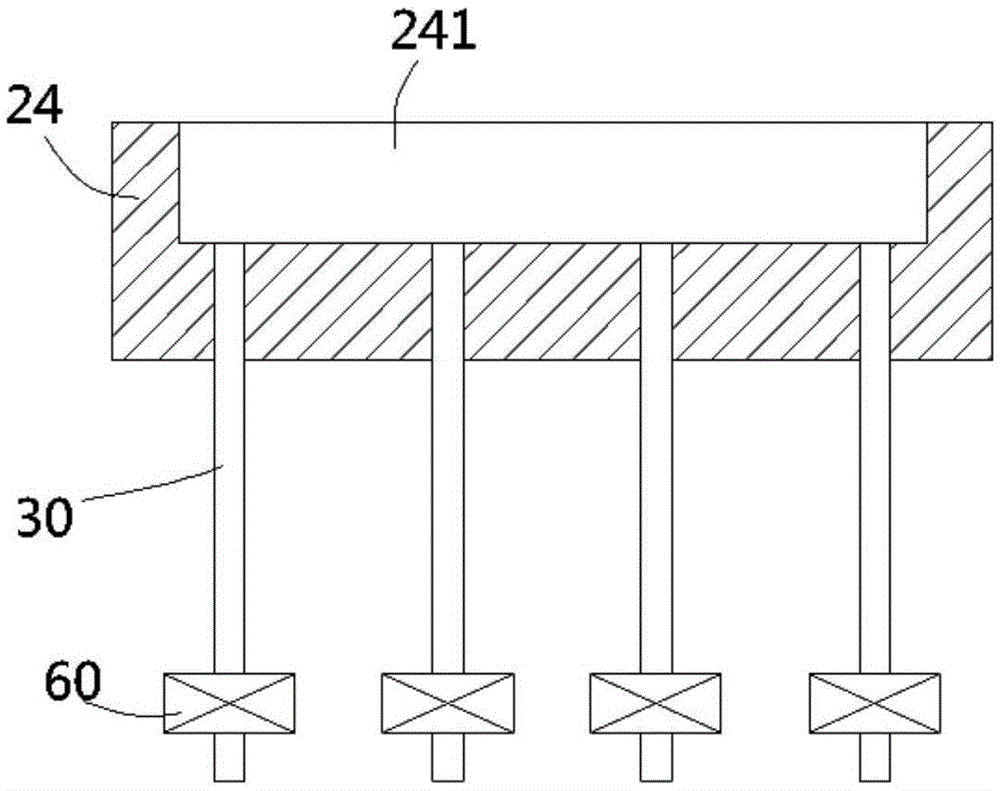 Coating adsorption device for BGA substrate