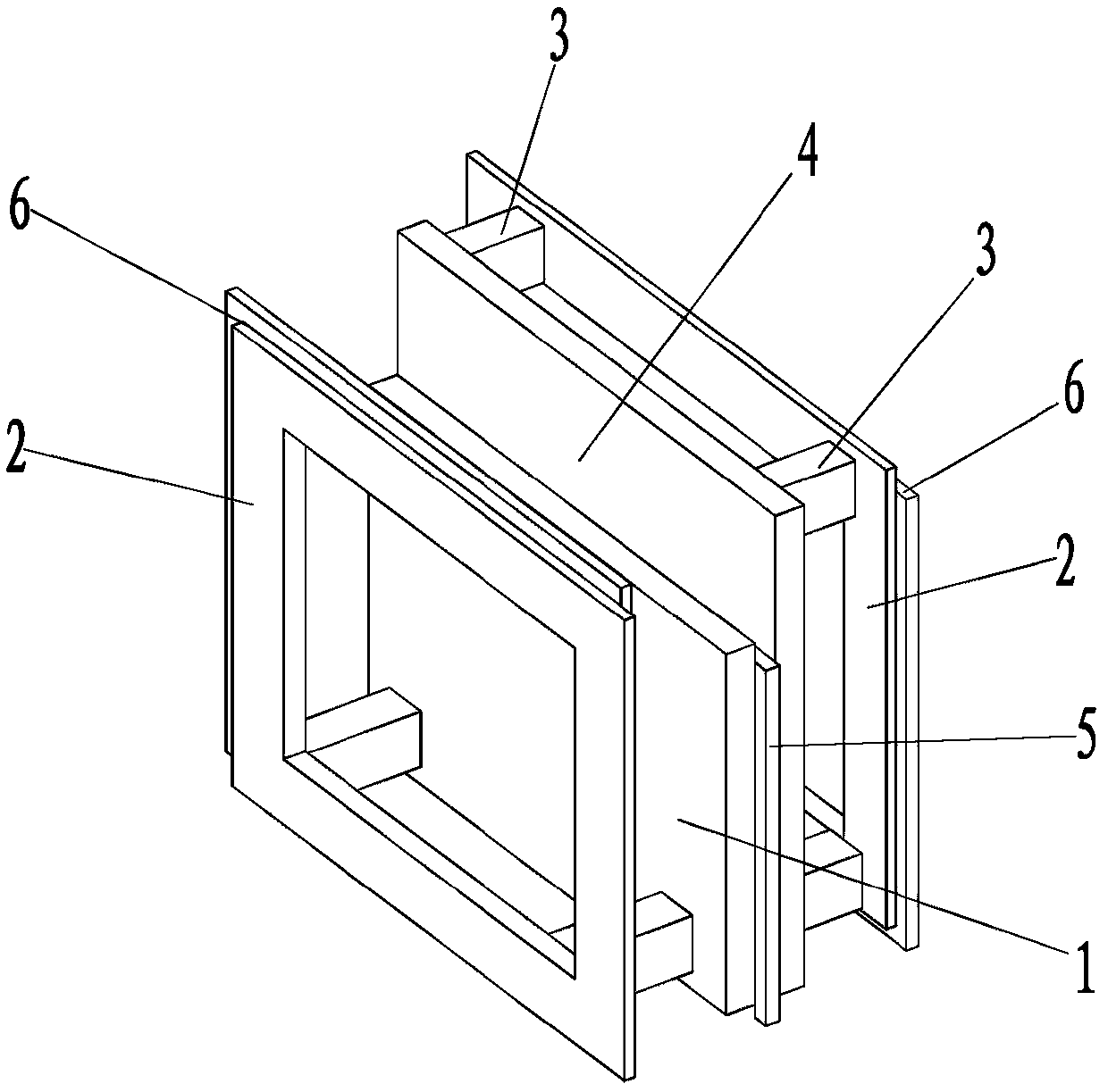 Heat insulation skeleton, heat insulation framework, heat insulation wall and construction method