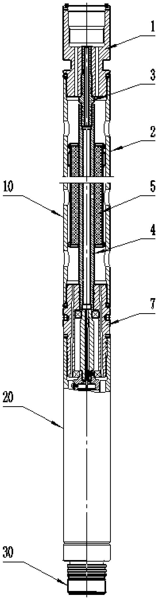 Multipole composite deep penetration perforation device