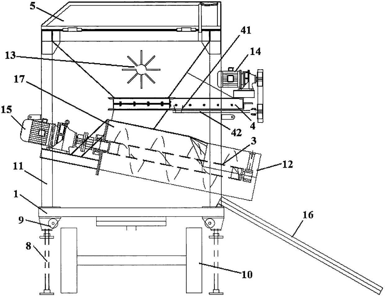 Flood fighting long pipe bag filling machine