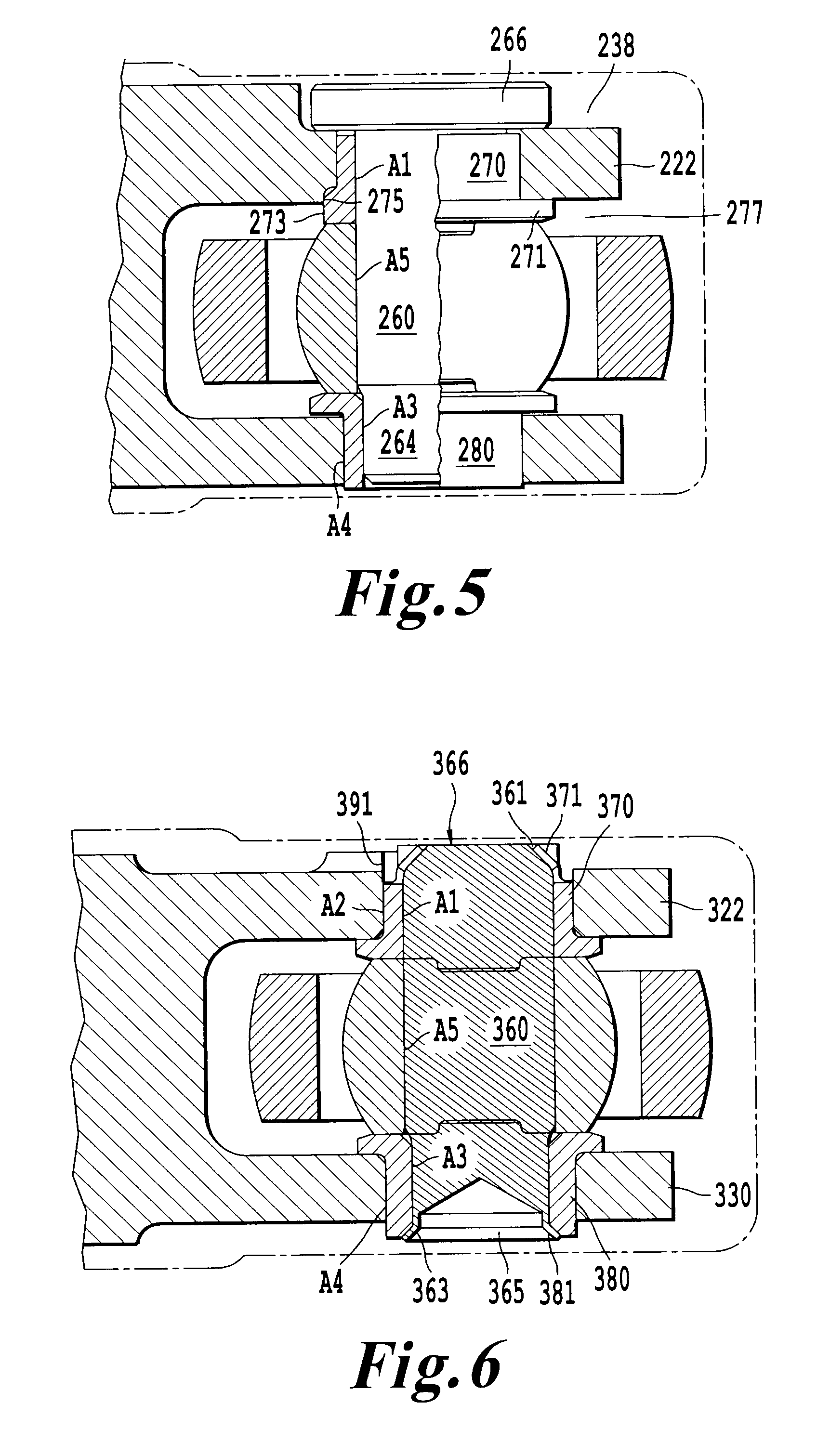 Swiveling device for a bell crank fork